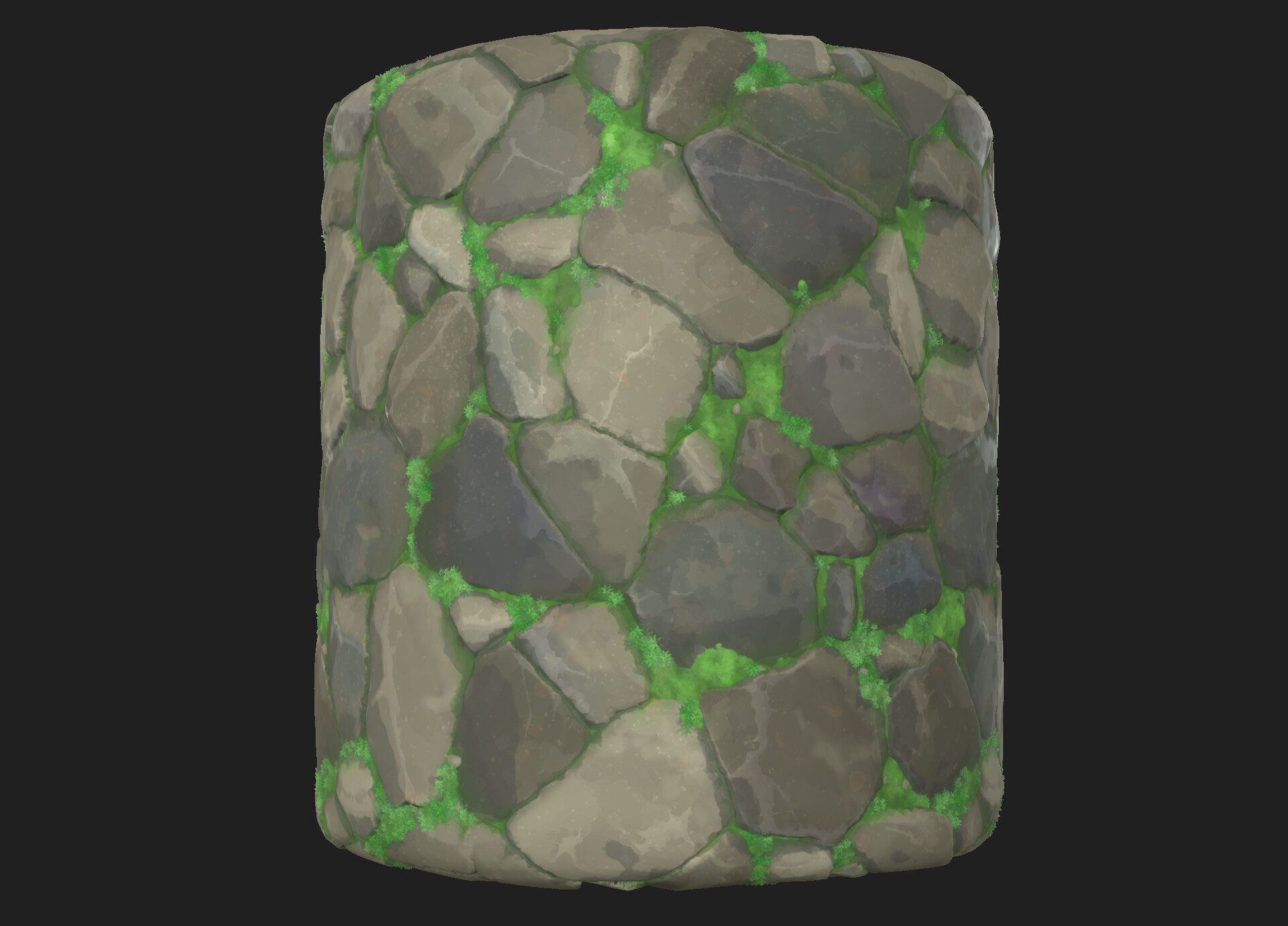 ArtStation - Stylized Rock Ground Material--Substance Designer