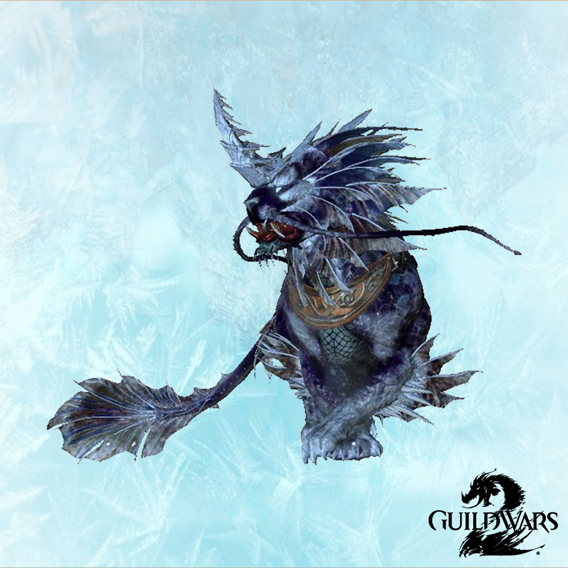 ArtStation GW2 Glacial Nian Warclaw Skin