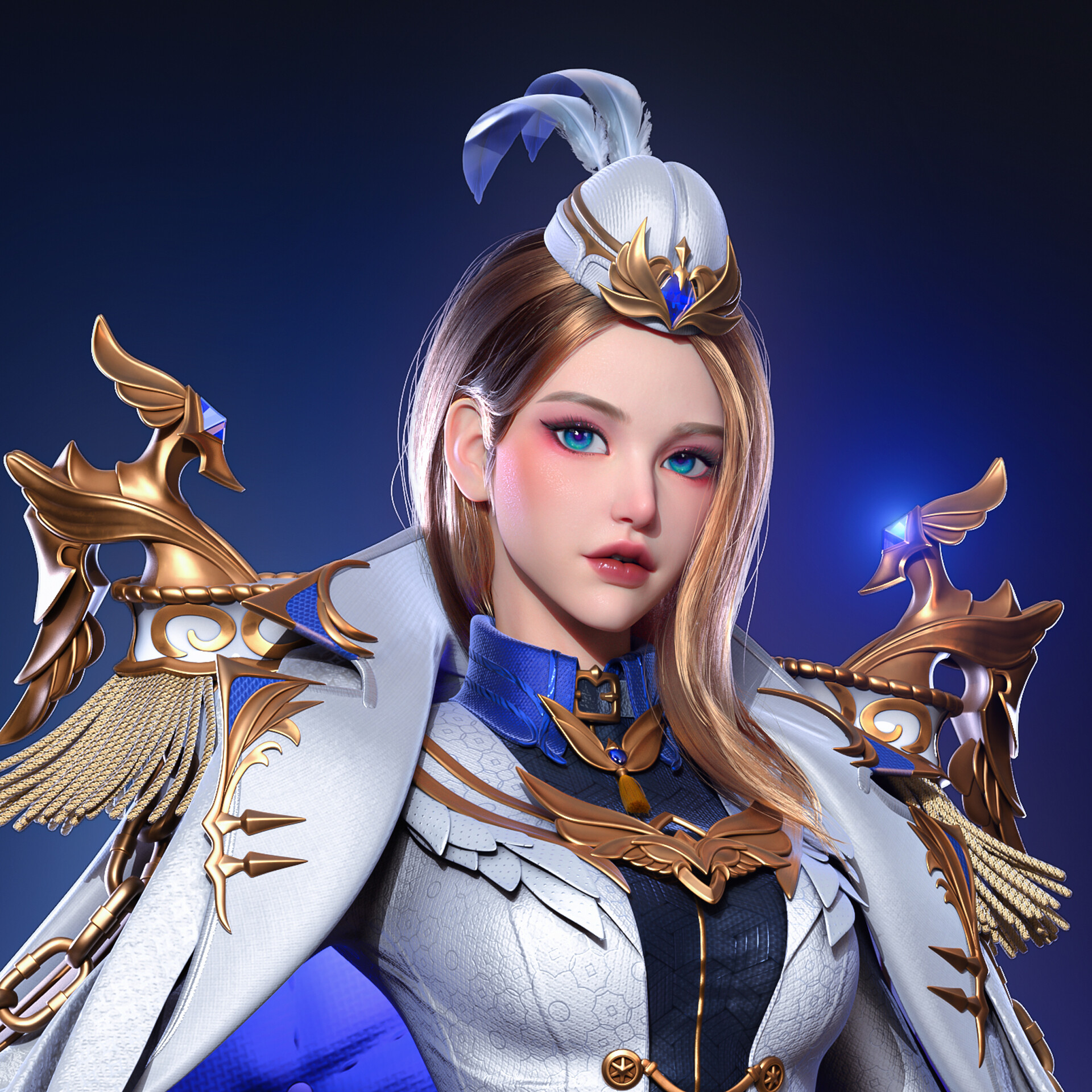 ArtStation - 3D女剑客