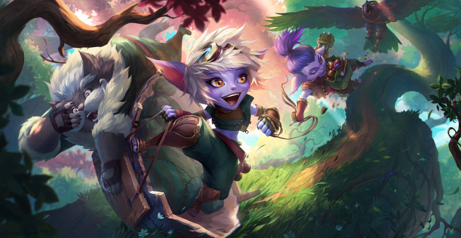 ArtStation - Tristana's heist. Legends of Runeterra fan art.