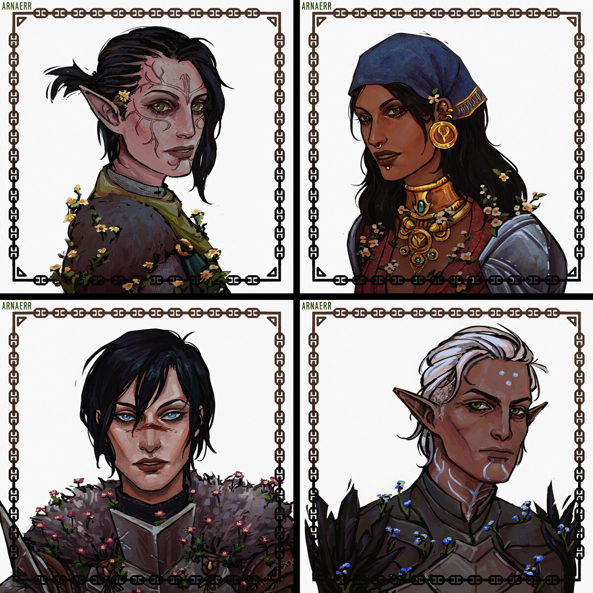 ArtStation - Dragon Age 2 Companions Fanart