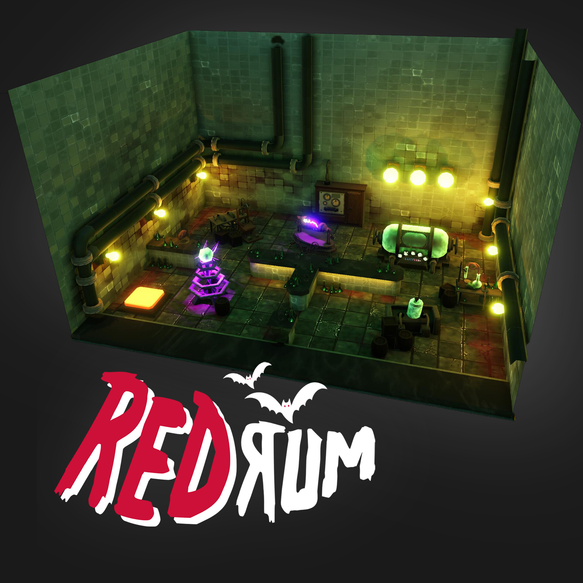 ArtStation - Stylized Laboratory - Redrum