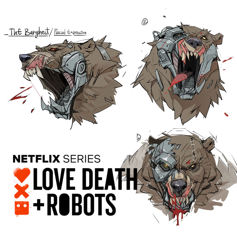 Love, Death + Robots : Kill Team Kill Character Designs