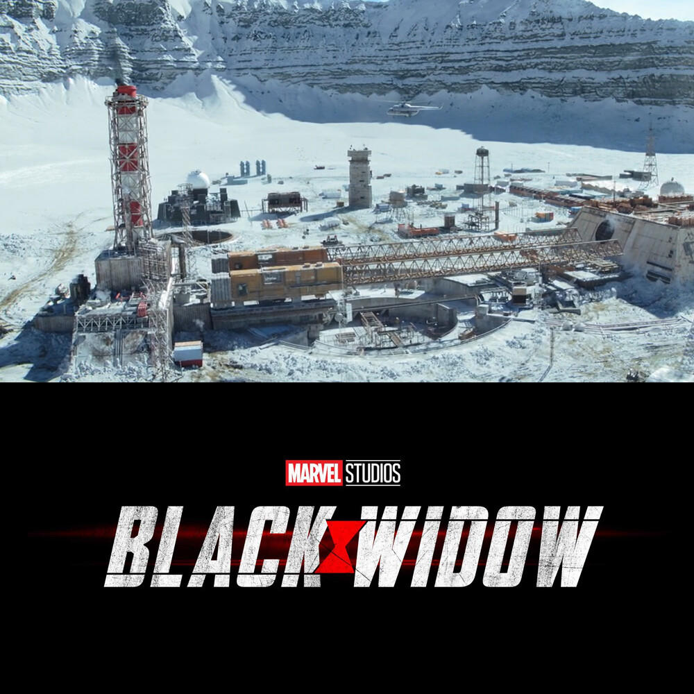 Black Widow - Digital Matte Painting