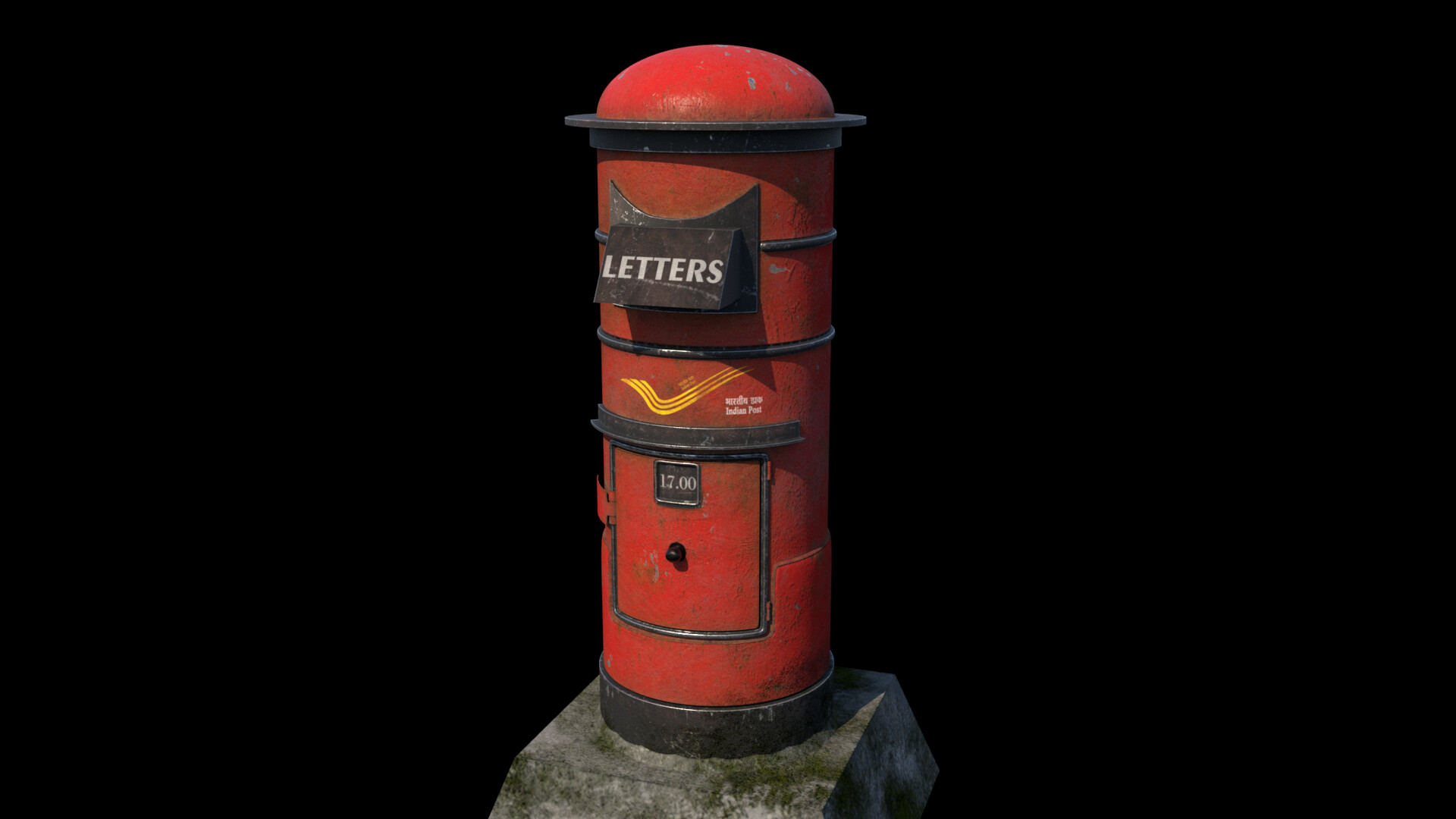 ArtStation - Old Indian Postbox