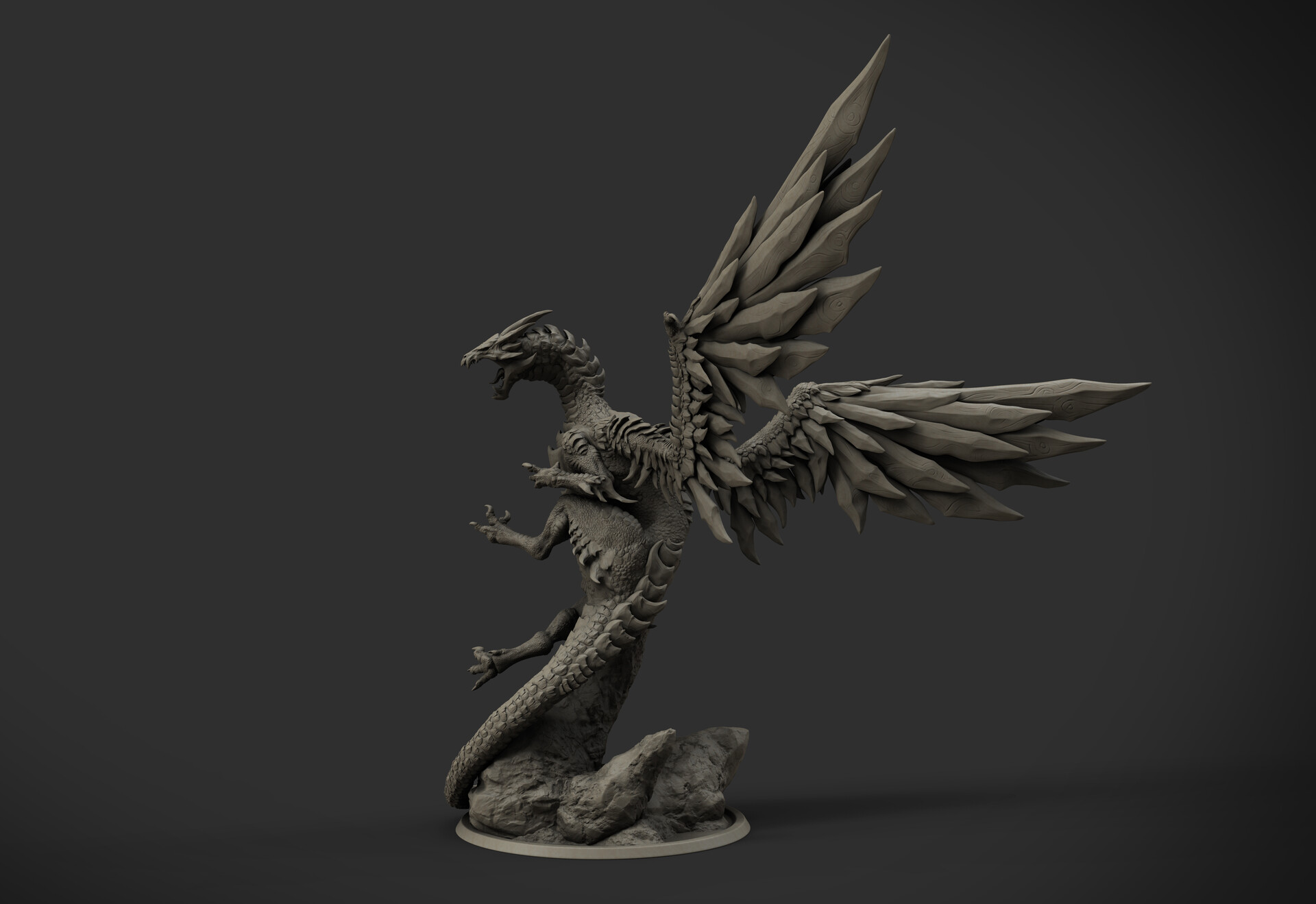 ArtStation Steel dragon