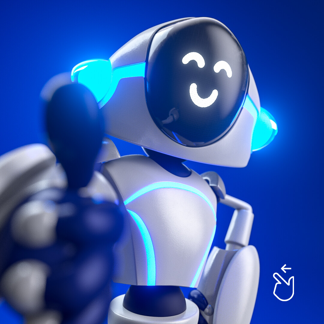 Artstation I 9 Robot Mascot 7365