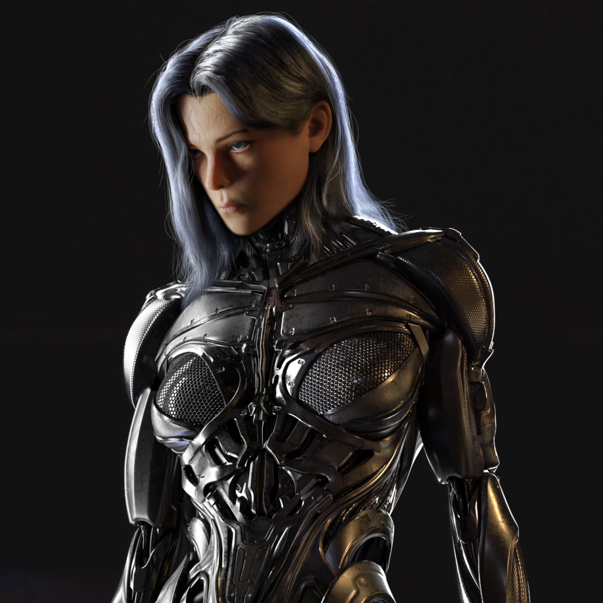 ArtStation Cybergirl