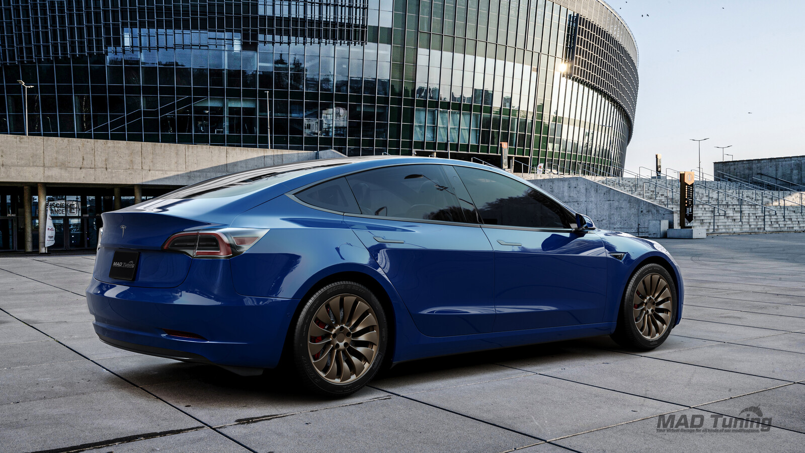 Custom Tesla model 3 rims