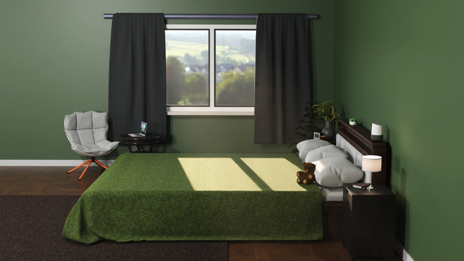 ArtStation - Bedroom animation