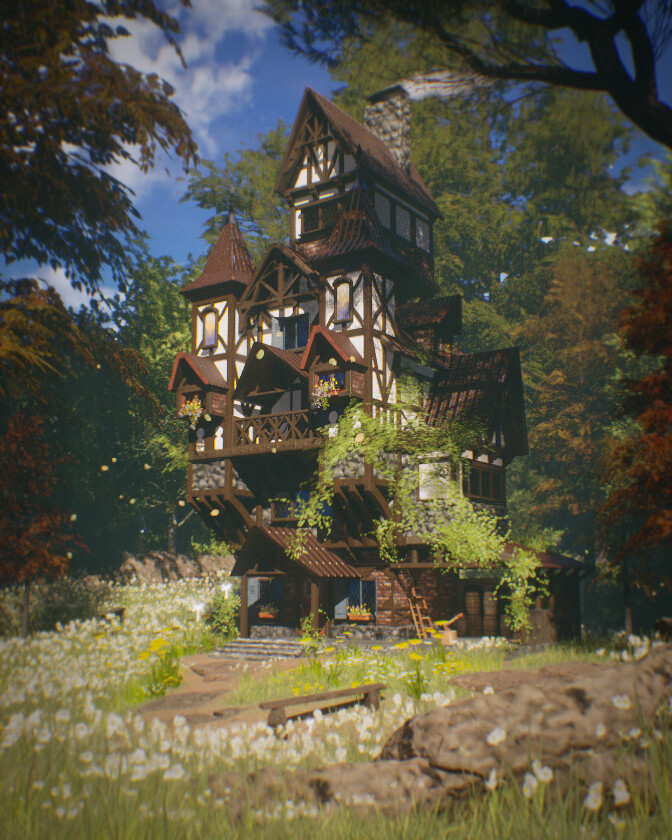 ArtStation - Medieval Fantasy House