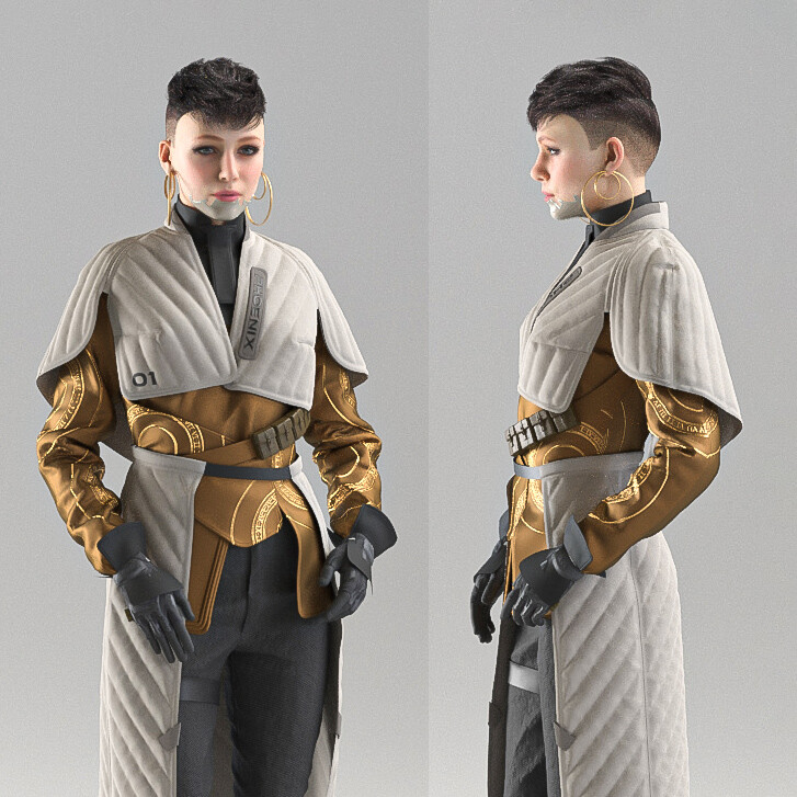 ArtStation - 3D concept art - Experimenting with Character Creator 4
