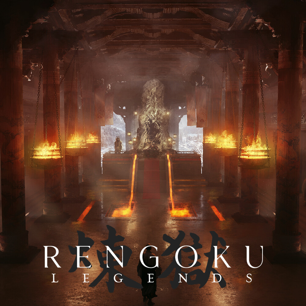 ArtStation - Rengoku Legends - Funkazan throne room