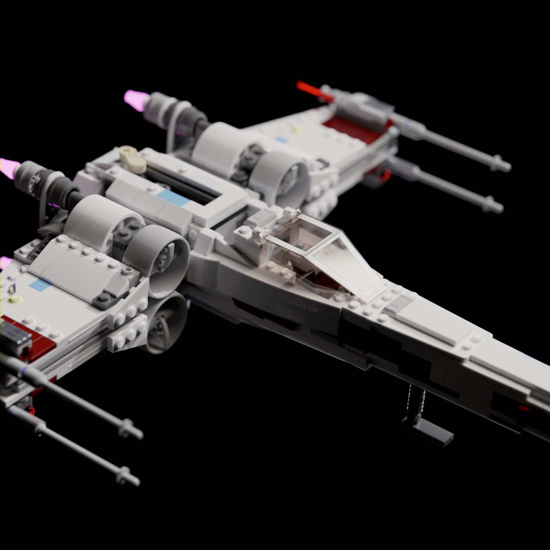 ArtStation - Lego Star Wars X-Wing Render