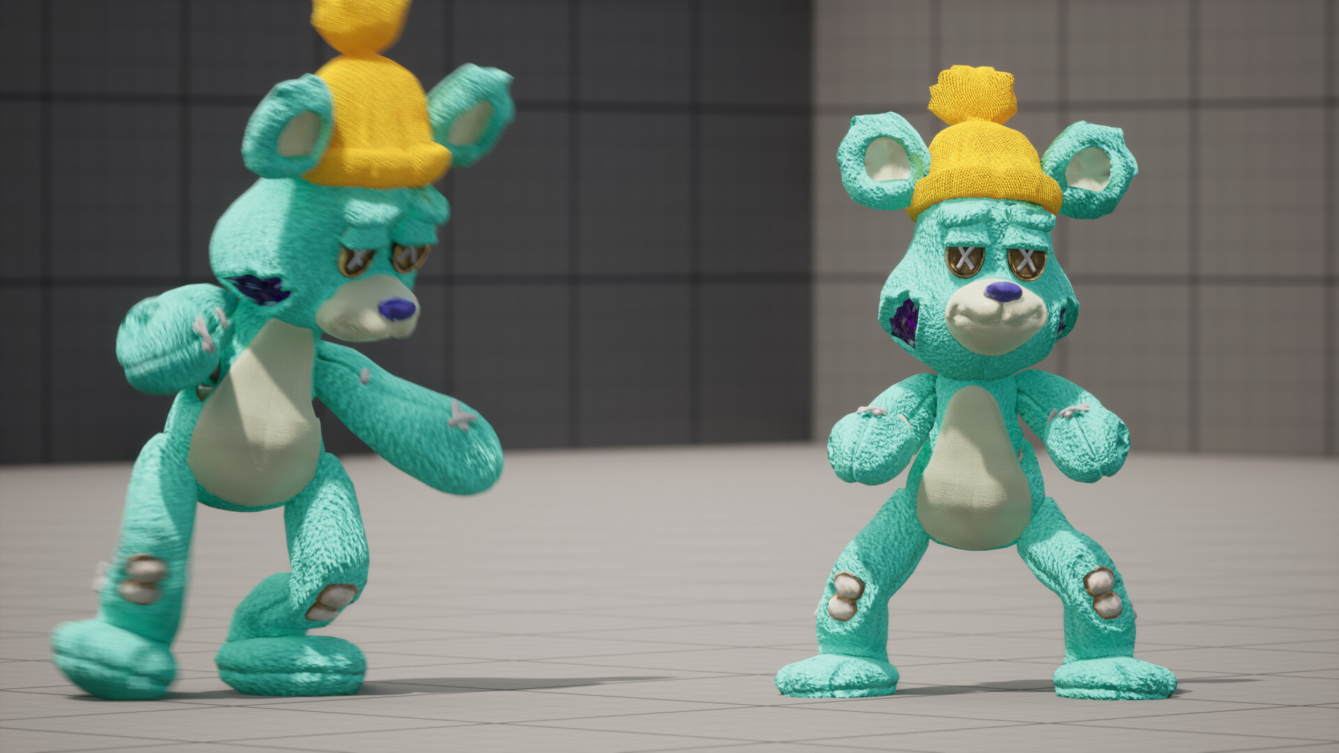 ArtStation - Rainbow Friends: Purple, Green and Orange Model and Rig for  ZAMination Short