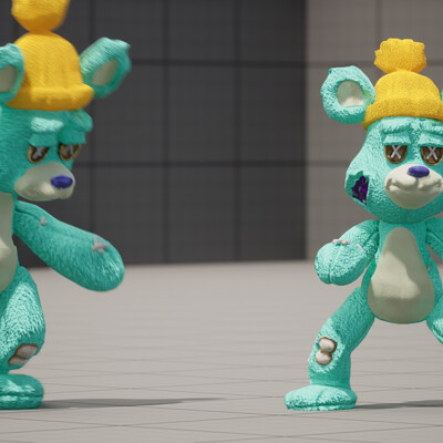 ArtStation - Rainbow Friends: Purple, Green and Orange Model and Rig for  ZAMination Short