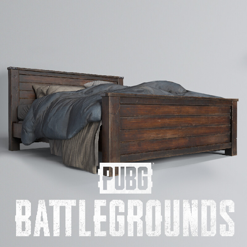 ArtStation PUBG Lodge Bed