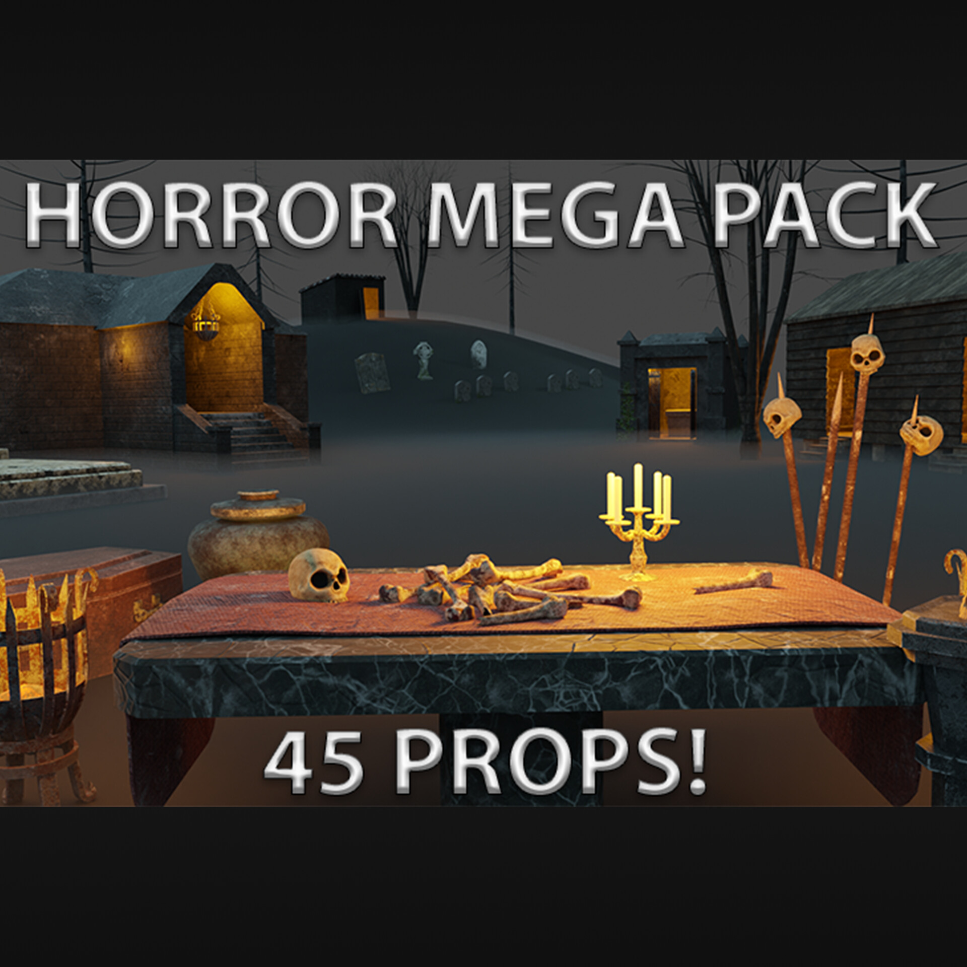 ArtStation Horror Props Mega Pack (Available Now)