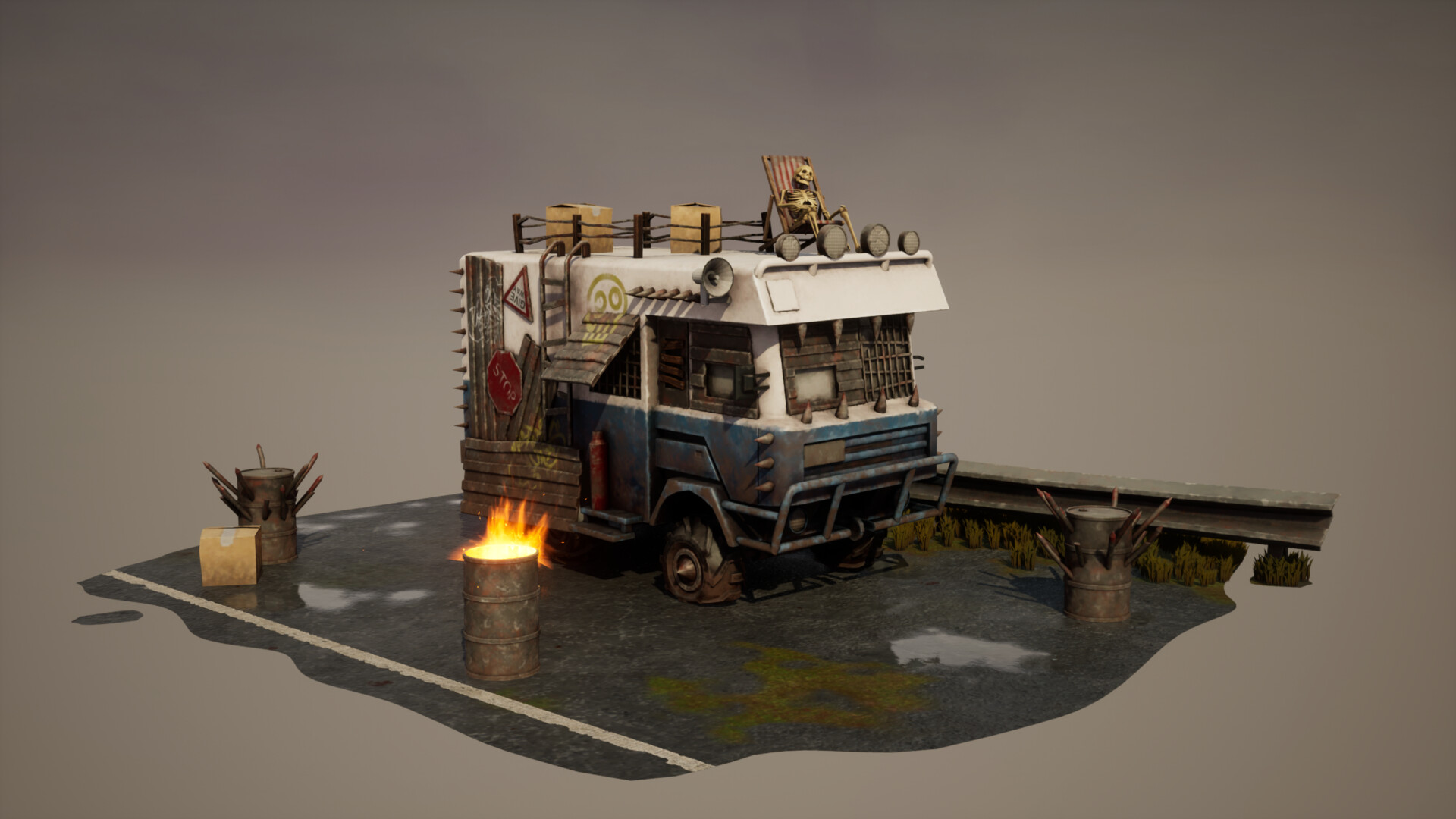 ArtStation - Apocalypse Vehicle Diorama