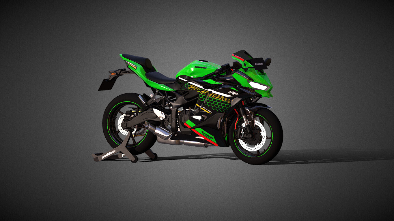 ArtStation - Kawasaki Ninja ZX25R