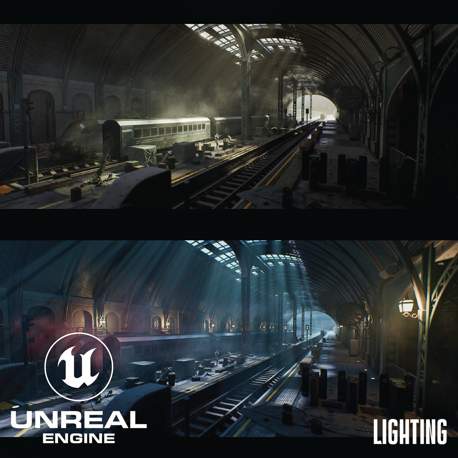 Train Station| Unreal Engine 5 |Cinematic Relight