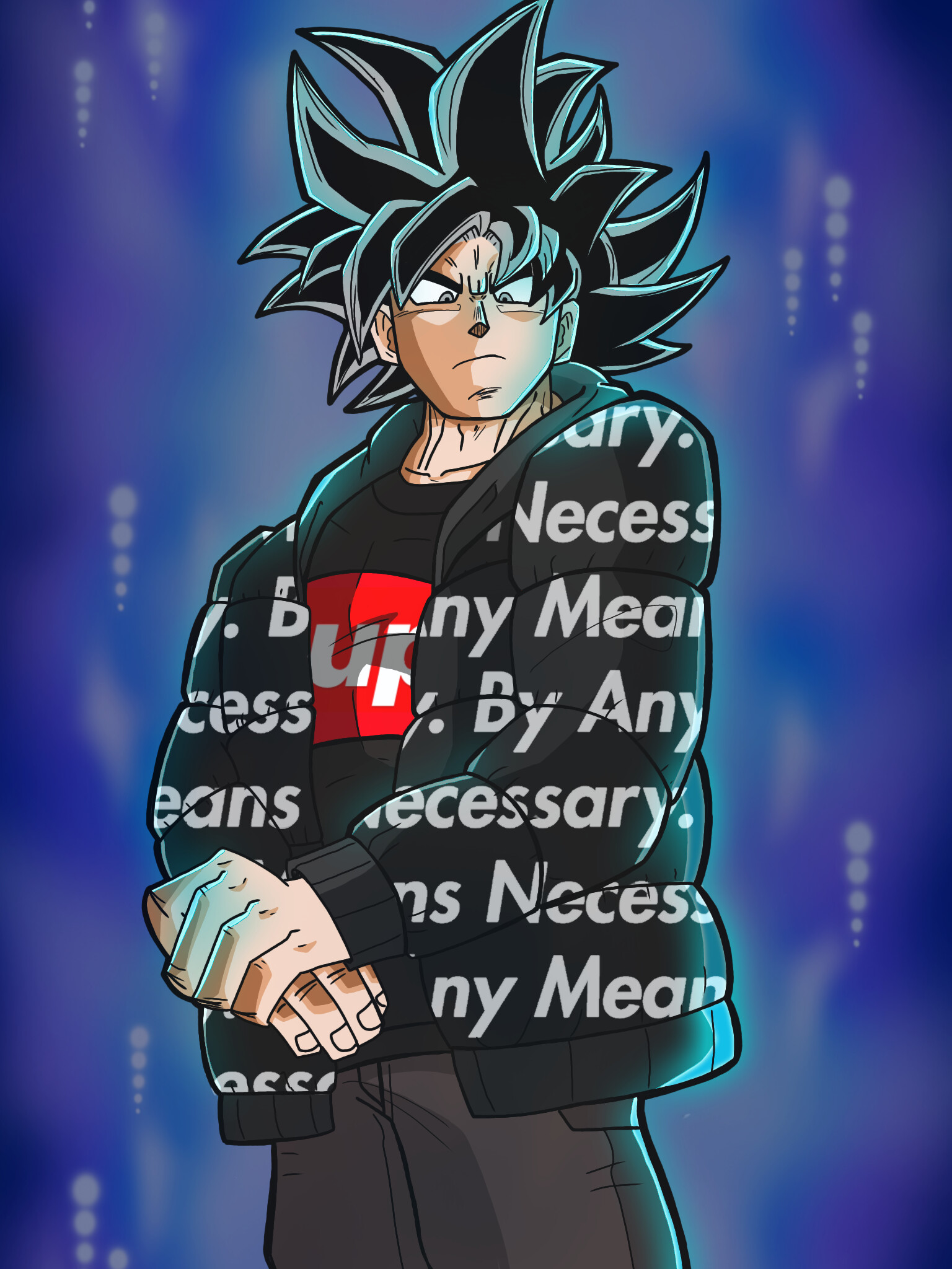 Drip Goku | Photographic Print