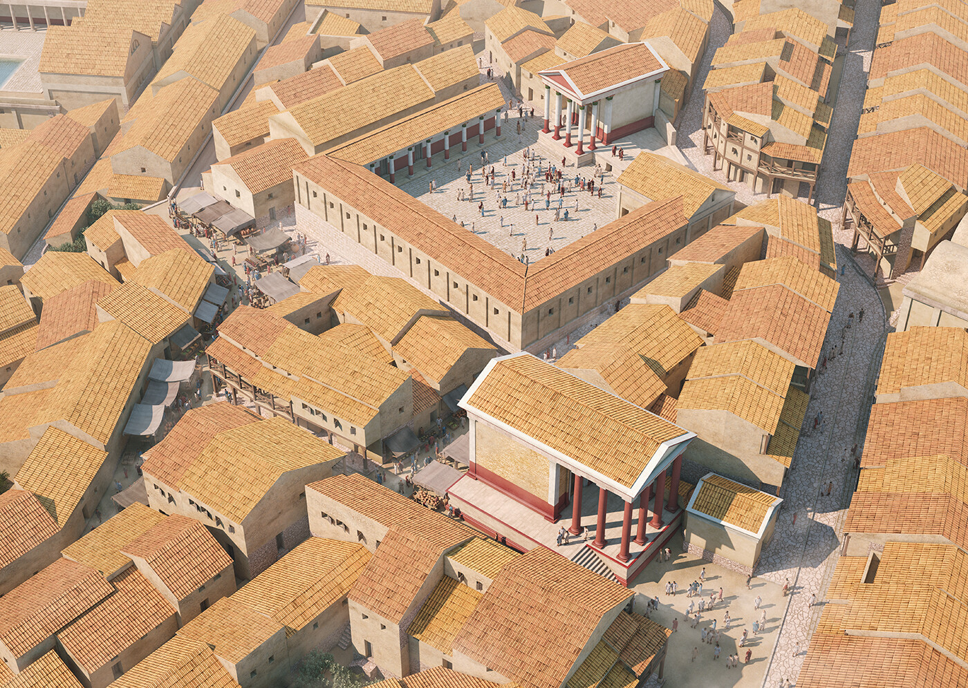 Augustean Forum of Termes 1st century.
