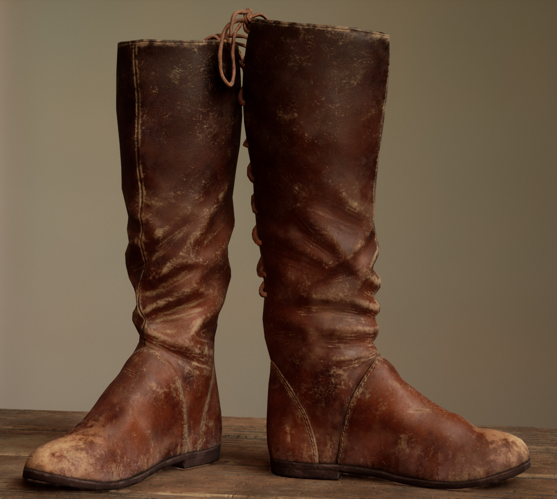 ArtStation Leather Boots