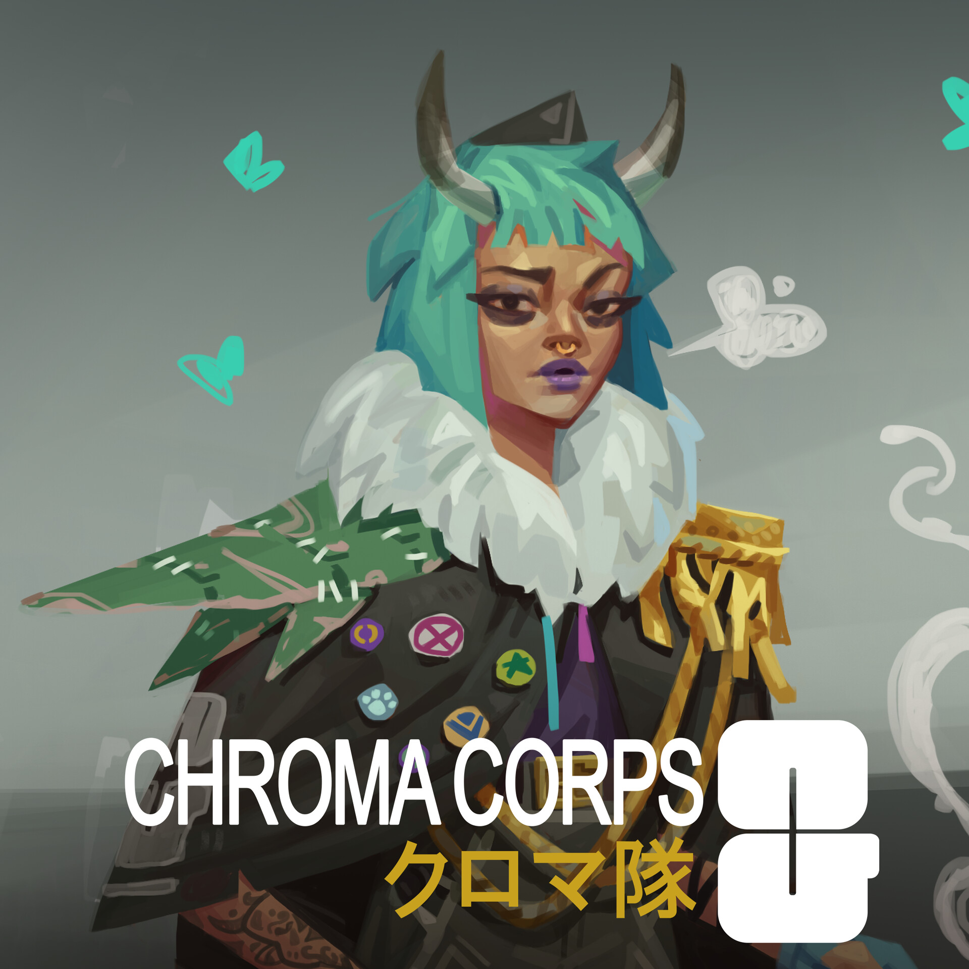 ArtStation Oni Chroma Corps