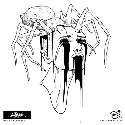 Inktober 2019 | Day 2: Mindless