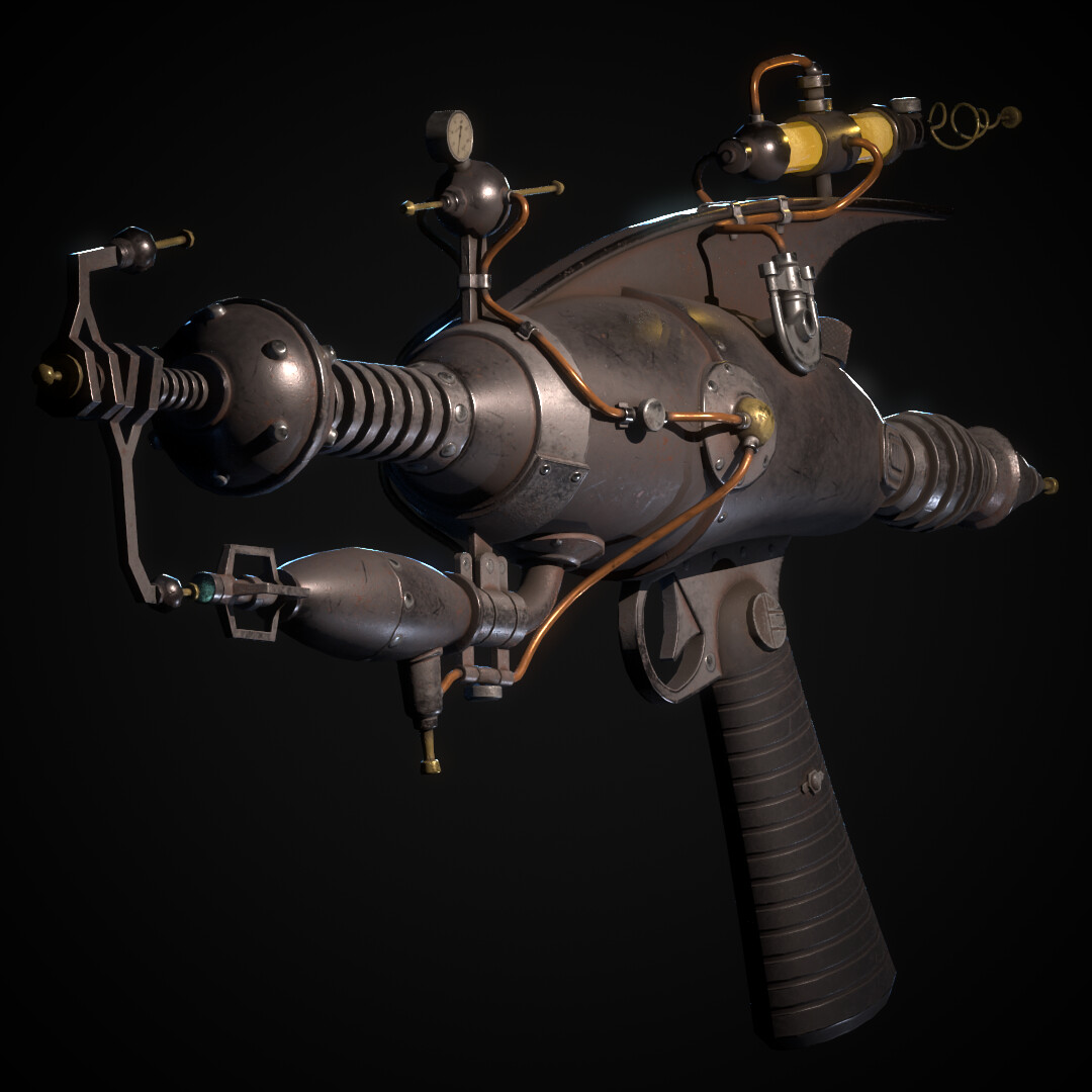 ArtStation F.M.O.M Wave Disruptor Gun