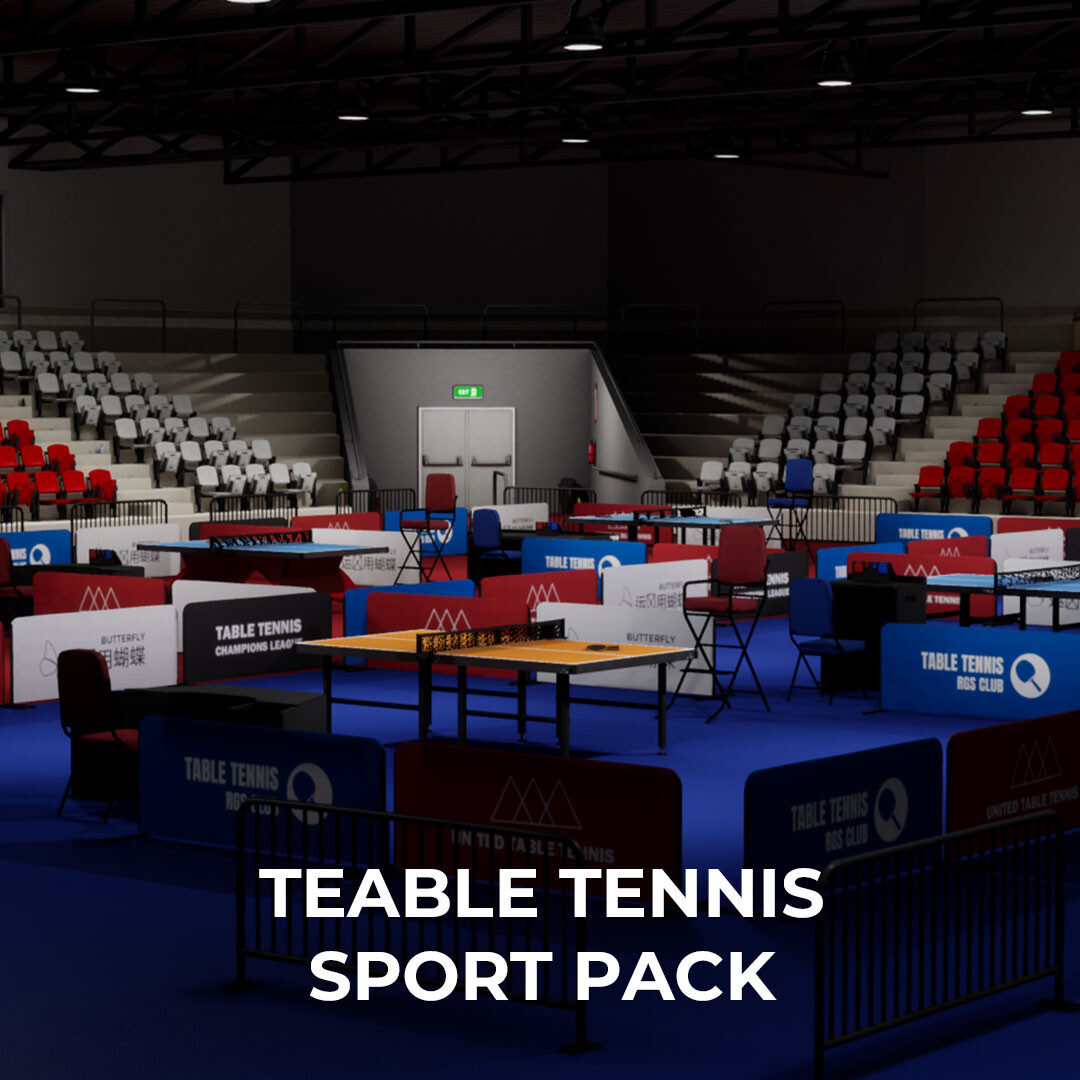 ArtStation Table Tennis Sport Pack