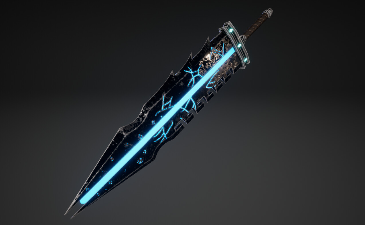 ArtStation - Nightrender - Fantasy Sword