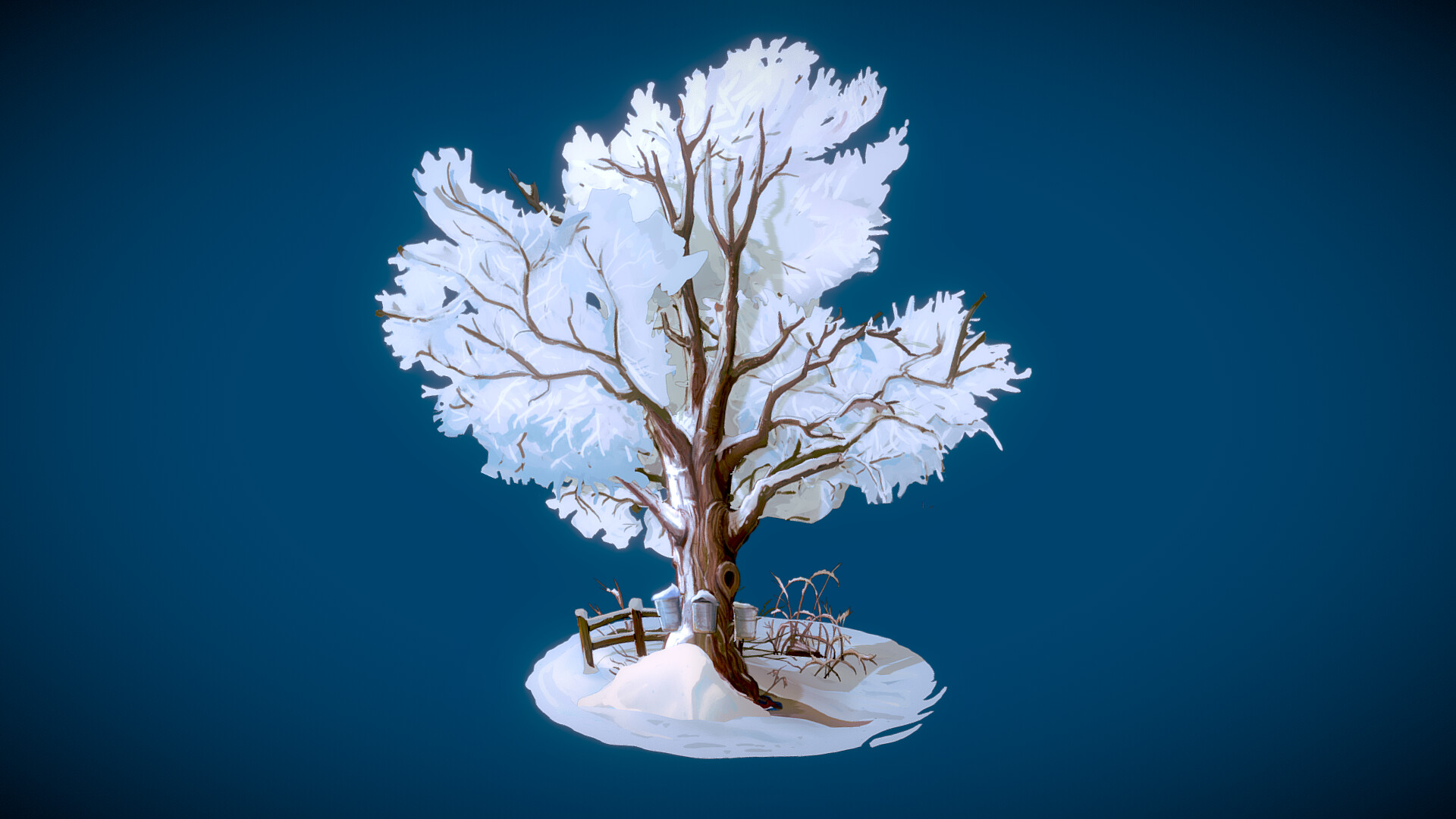 ArtStation - Winter Maple