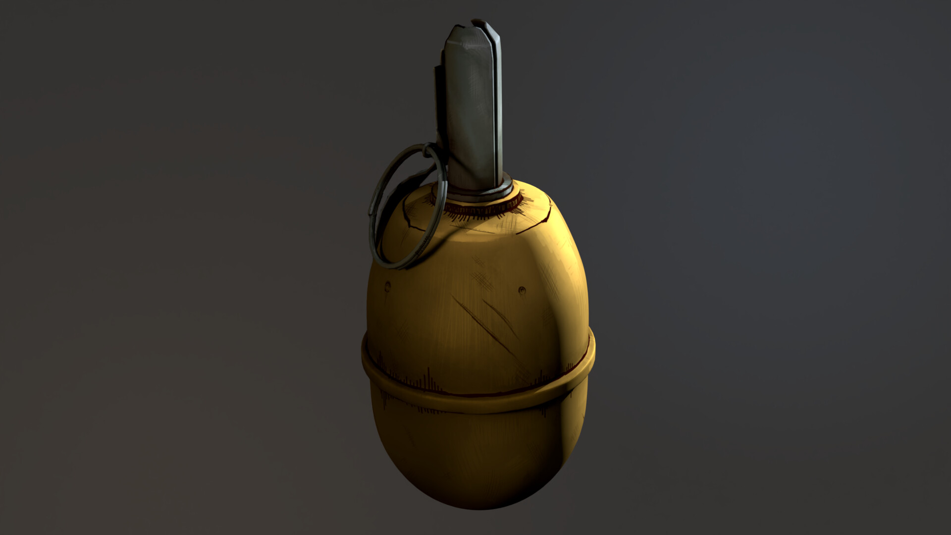 ArtStation - Handpainted RGD-5 grenade