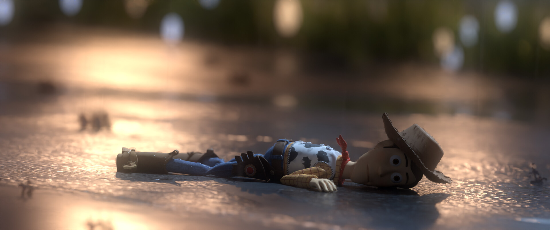 ArtStation - Woody in the Rain - Toy Story 4 Recreation