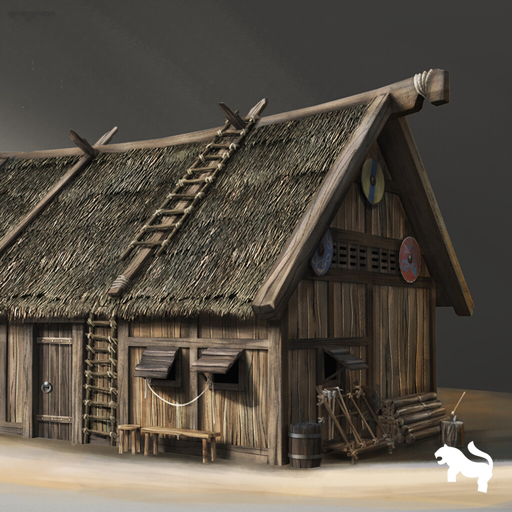 ArtStation - Viking House 03 / Concept Art