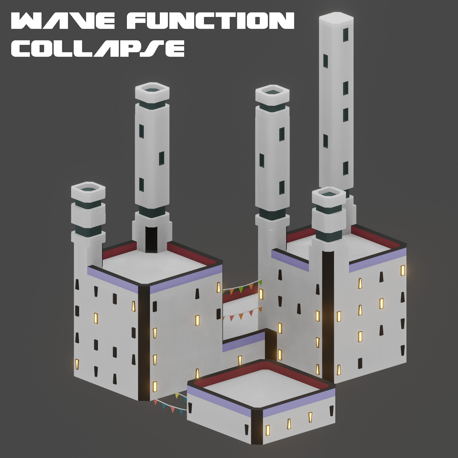 Wave Function Collapse Algorithm ArtStation - Wave Function Collapse - Algorithm visualization