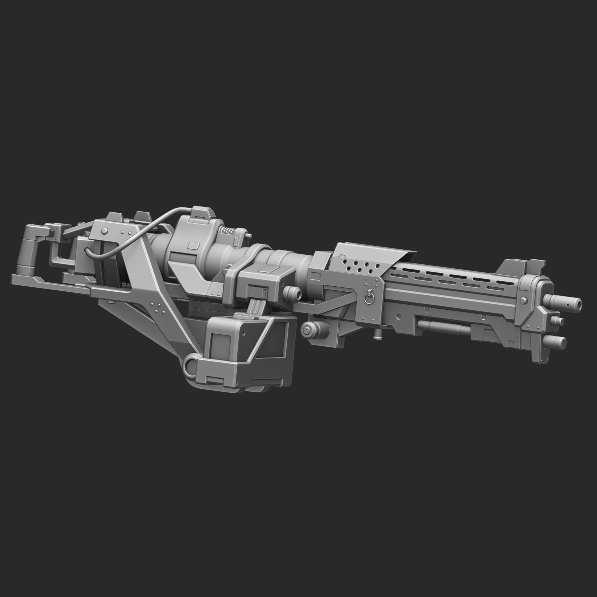 ArtStation - M247H Halo Machine Gun