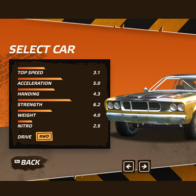 ArtStation - CarX Drift Racing Online UI/UX Redesign Fan Art