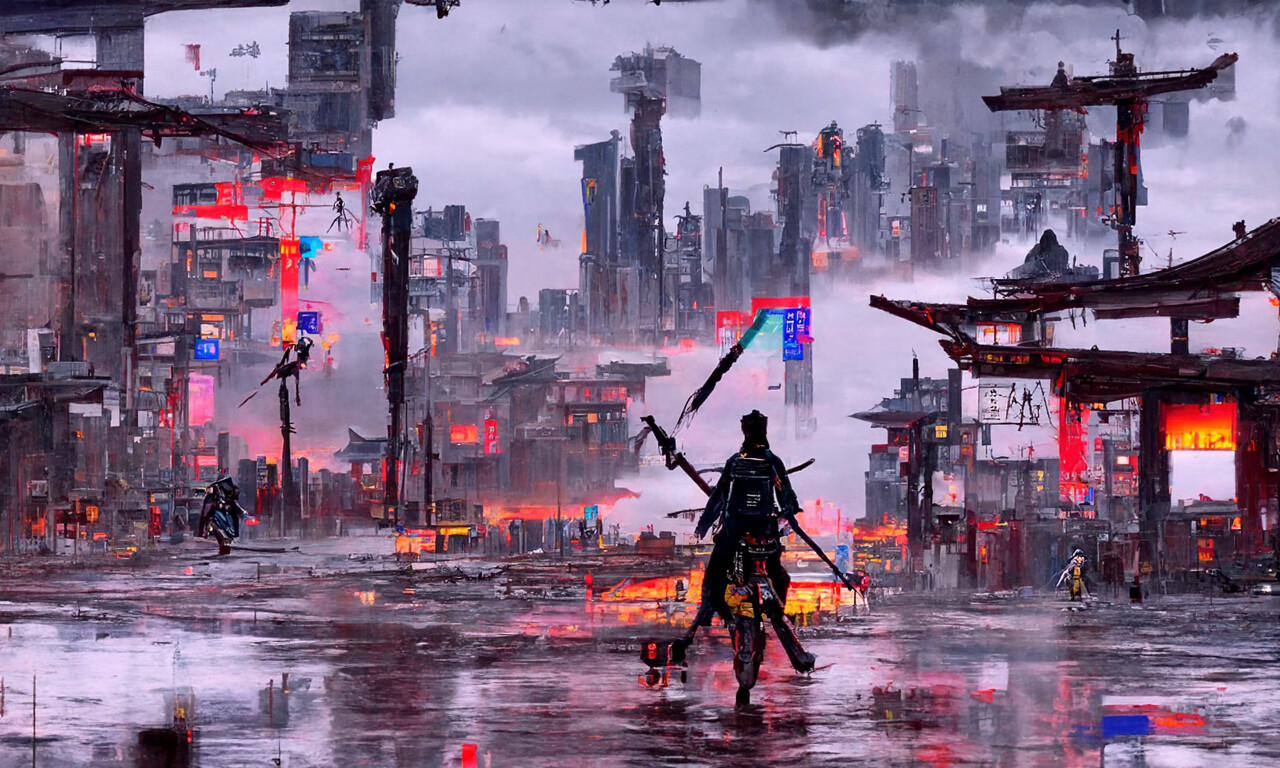 ArtStation - Cyberpunk Japan