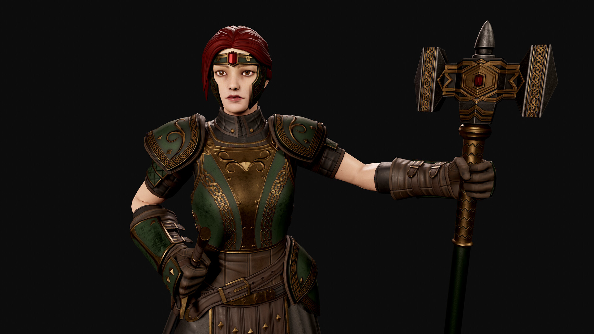 ArtStation - Female warrior character