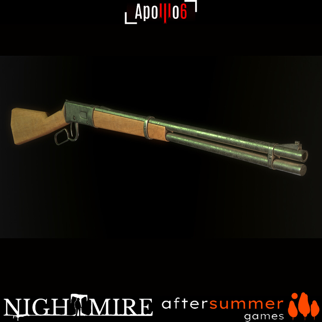ArtStation Lever rifle_nigthmire game