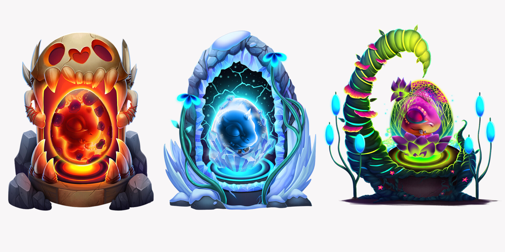 ArtStation DinoHorse Egg & Container