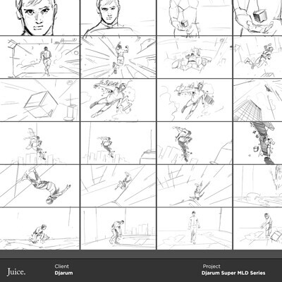 ArtStation - Animated Storyboard for Djarum Super MLD Series