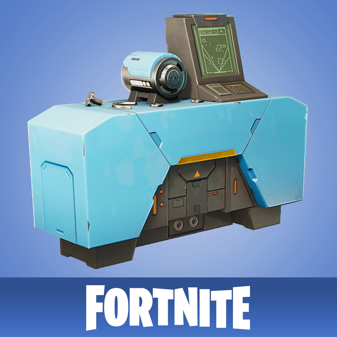 ArtStation - Fortnite - Hunters Haven Reese Props - Spacefighter Terminal