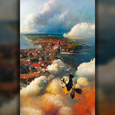 Kiki's Delivery Service - A Town With An Ocean View