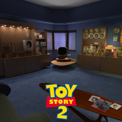 ArtStation - Toy Story - Bonnie's Room (Complete 360º)
