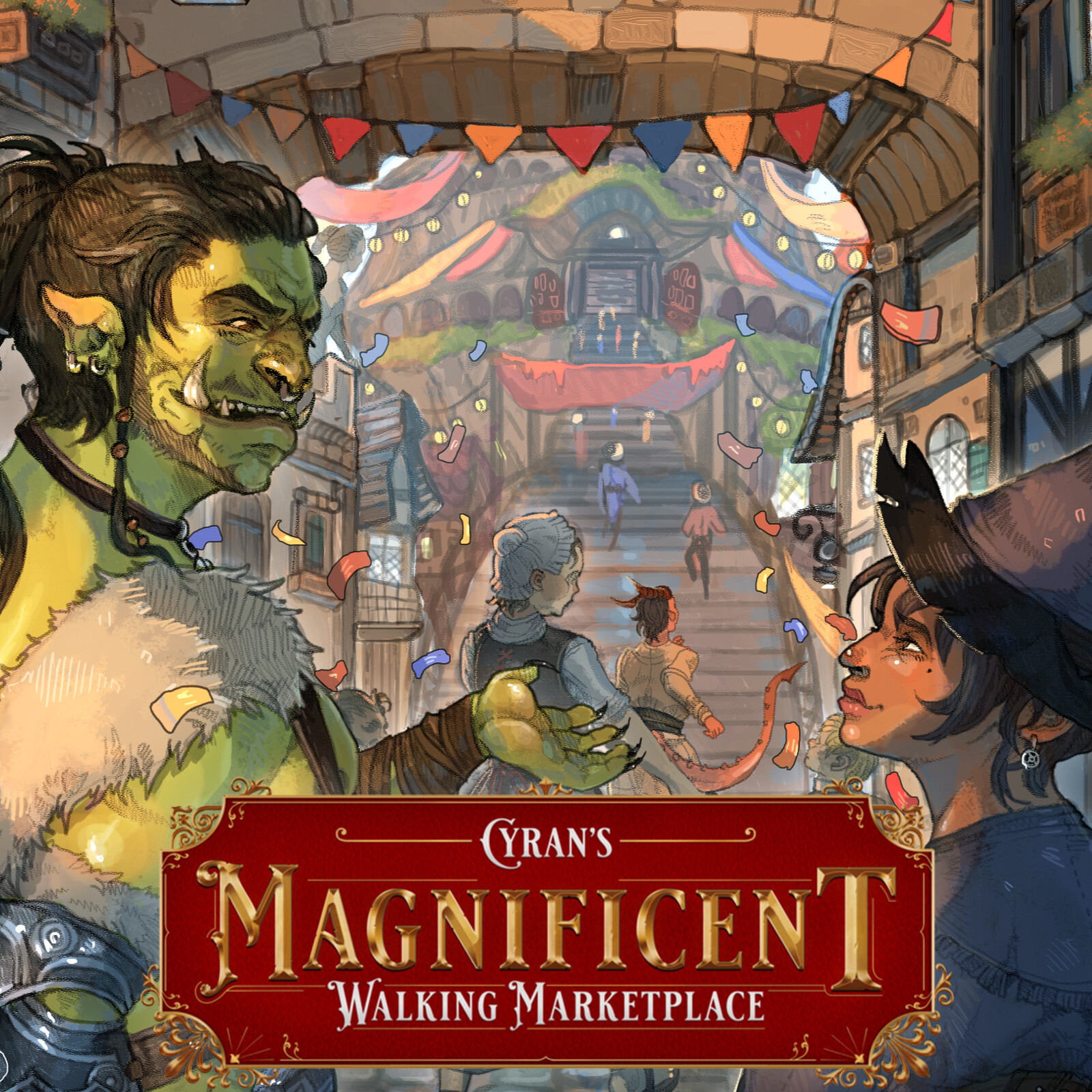 Coming to Town「Cyran's Magnificent Walking Marketplace」