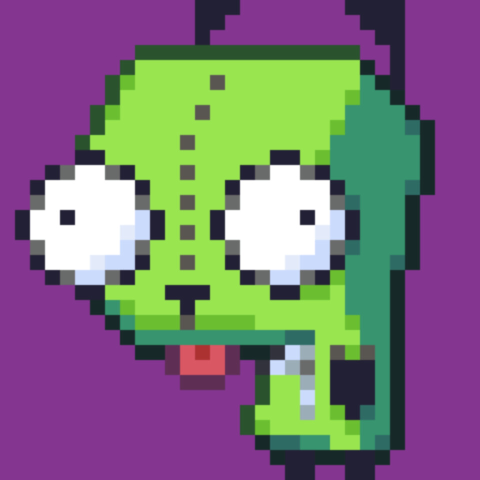 drawings of gir from invader zim
